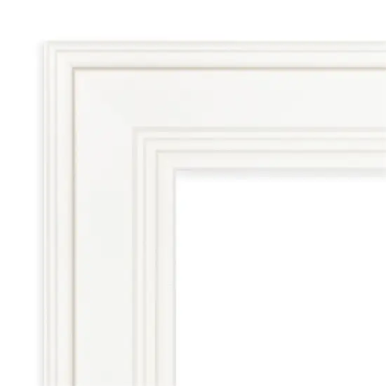 Amanti Art Ridge Picture Frame Ridge White {3}