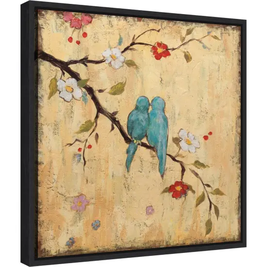 Love Birds II by Katy Frances Canvas Wall Art Print Framed {2}