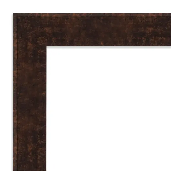 Amanti Art William Mottled Bronze Narrow Picture Frame {3}