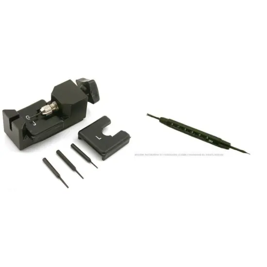 Watch Band Link Remover 7/8" Wide & Spring Bar Tool Remover 6" 2 Pcs Watchmaker {1}
