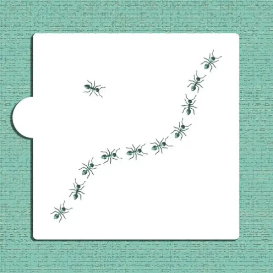 Trailing Ants Cookie & Craft Stencil | CM154 by Designer Stencils | Baking Stencils for Royal Icing, Airbrush, Dusting Powder | {2}