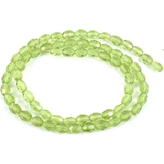 Peridot Green Chinese Crystal Beads 5mm 2 14" Strands {2}