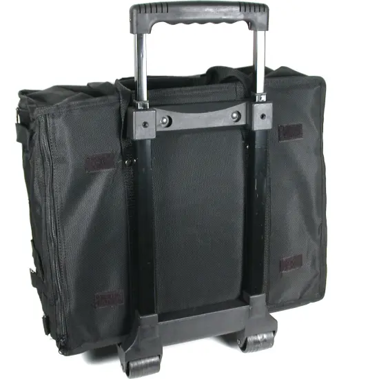 Jewelry Display Carrying Case Rolling With Trays New {3}