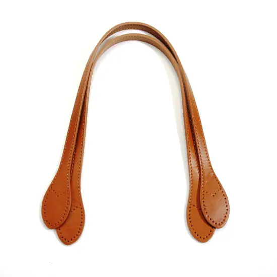 23" byhands Genuine Leather Purse Handles, Shoulder Bag Strap (32-5904) Camel {1}