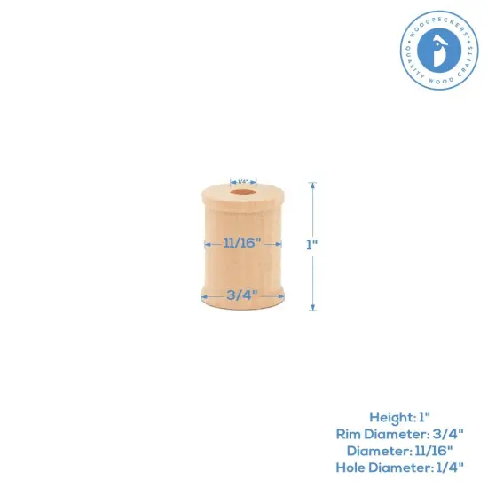 Wood Spools, Multiple Sizes Available, Unfinished, for Crafts & DIY Projects | Woodpeckers {7}