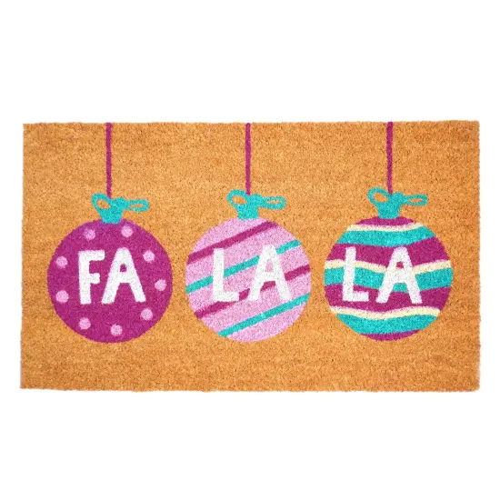Fa La La Doormat {1}