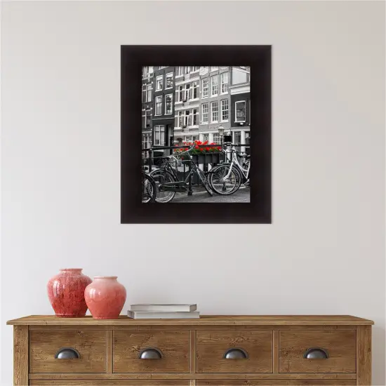 Portico Espresso Wood Picture Frame {1}