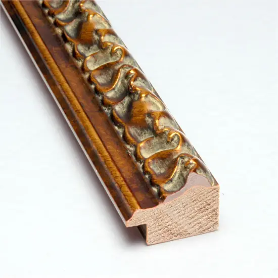 Petite Bevel Wood Wall Mirror, Antique Bronze Frame {2}