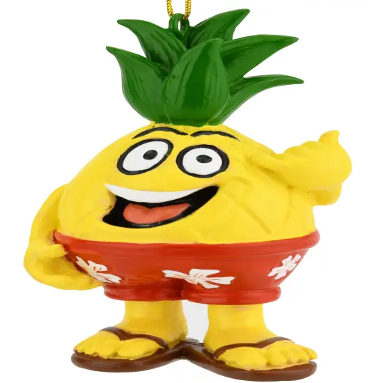 Tree Buddees Beach Party Pineapple Coastal Christmas Ornaments {3}