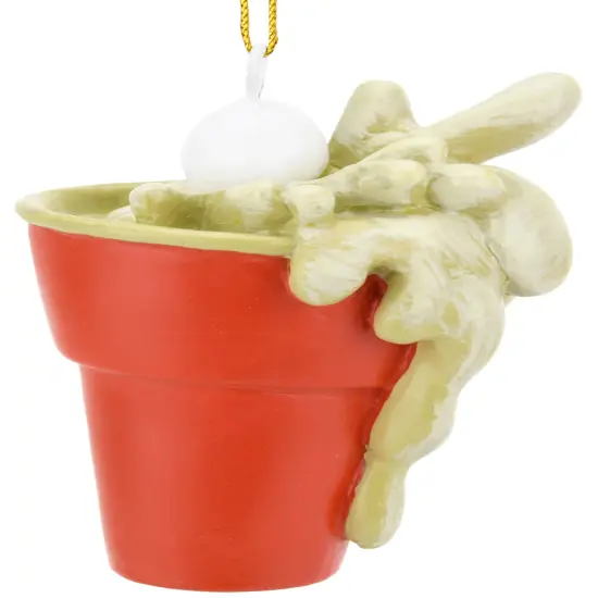 Beer Pong Christmas Ornament {2}