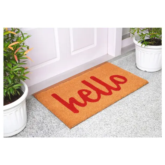 100421729NRS Script Hello Doormat {5}