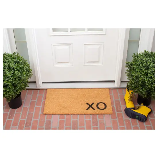 122231729 Natural XO Doormat {3}