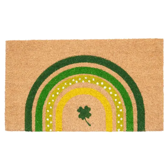 109231729 St. Patricks Rainbow Doormat {1}