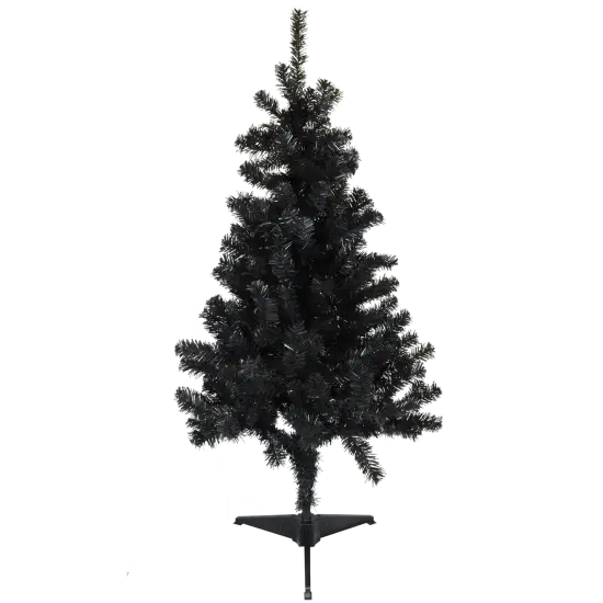 Tree Buddees Black Halloween / Christmas Tree 4 Feet Tall Decoration {1}