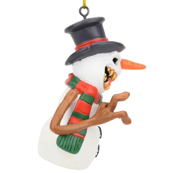 Evil Snowman Halloween Horror Christmas Ornaments {3}