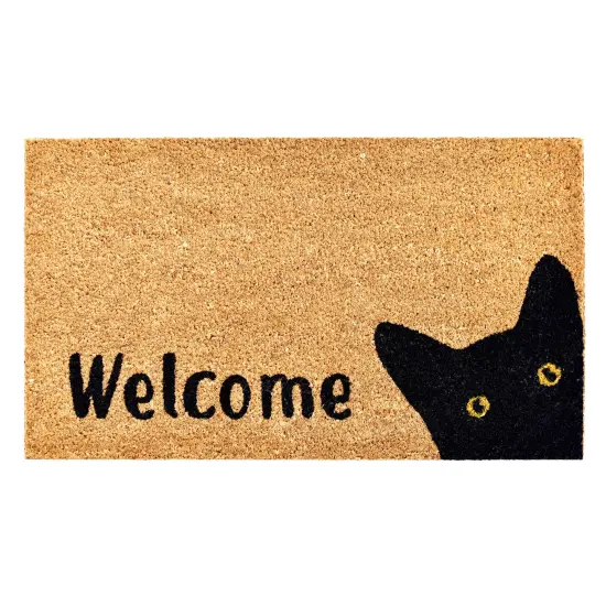 Kitty Korner Doormat {1}