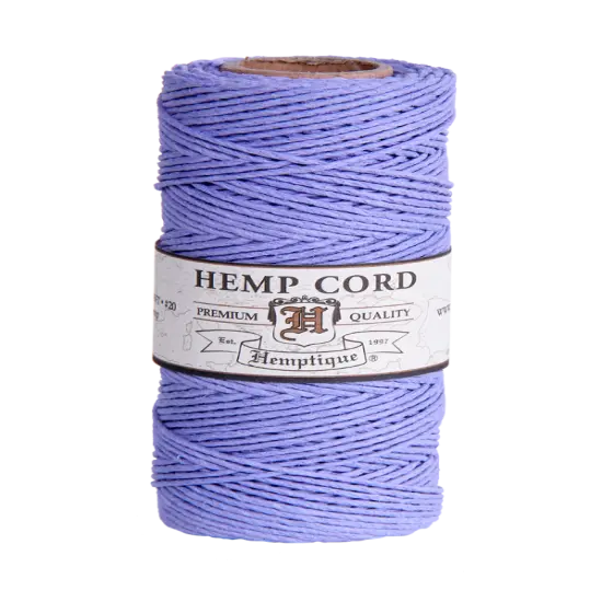 Hemptique 1mm #20 Hemp Cord Spools Jewelry Making Macrame Crochet Crafting Gift Wrapping French blue {1}