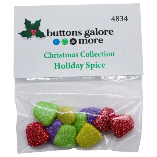 Buttons Galore Christmas Craft & Sewing Buttons. Holiday Spice Glitter Gumdrop Buttons - 30 Buttons&hellip; {2}