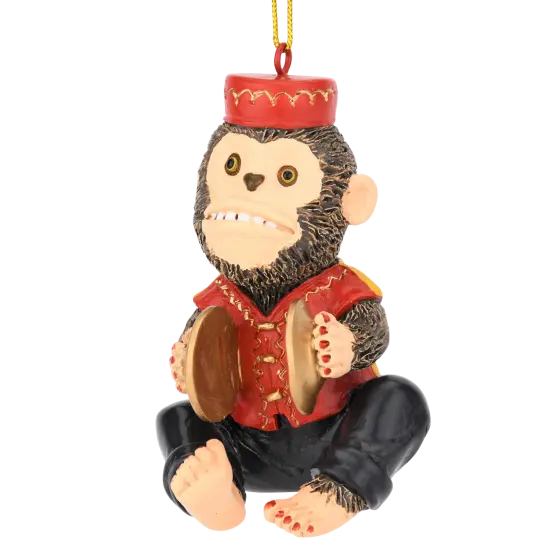 Tree Buddees Cymbals Monkey Unique Retro Toy Christmas Ornaments {1}