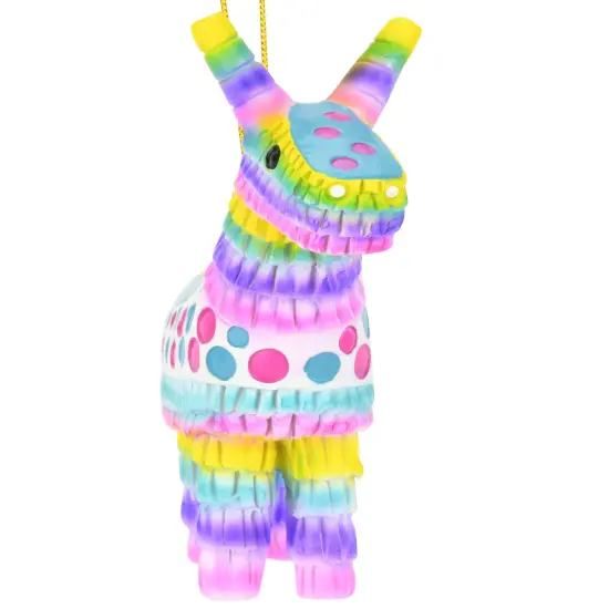 Colorful Donkey Party Pi&ntilde;ata Christmas Ornament {3}