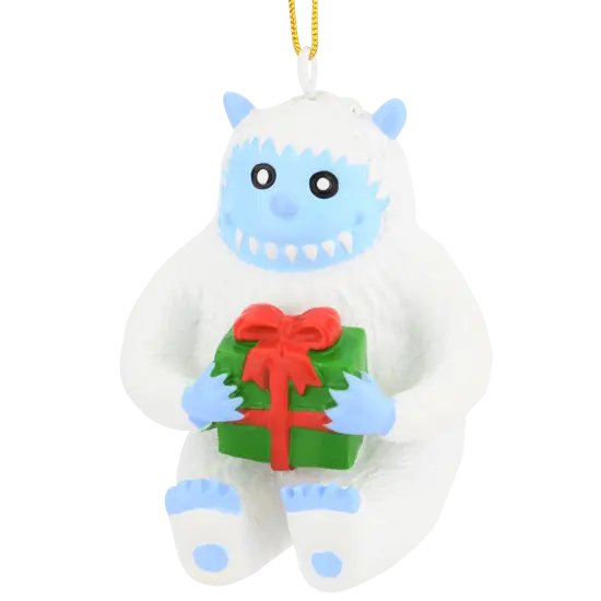 Cute Abominable Snowman Yeti Christmas Ornament {1}