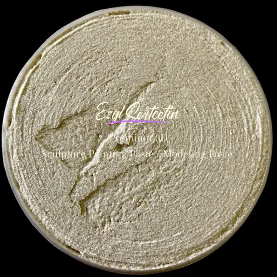 3D Premium Sculpture Painting Paste|Texture Paste|Decorative Plaster|Ready to Use|Ideal for Artwork|Stencil|Flowers|Texture|Art Relief|New Formula| 6 oz by Volume|Ezgi Sertcetin Choco milk {1}