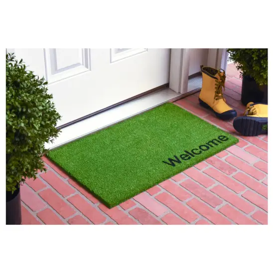 Collins Green Pastel Welcome Doormat {5}