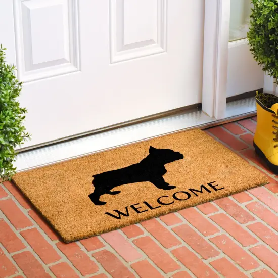 French Bulldog Doormat {3}