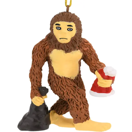 Bigfoot-Yeti Sasquatch Christmas Ornament {5}