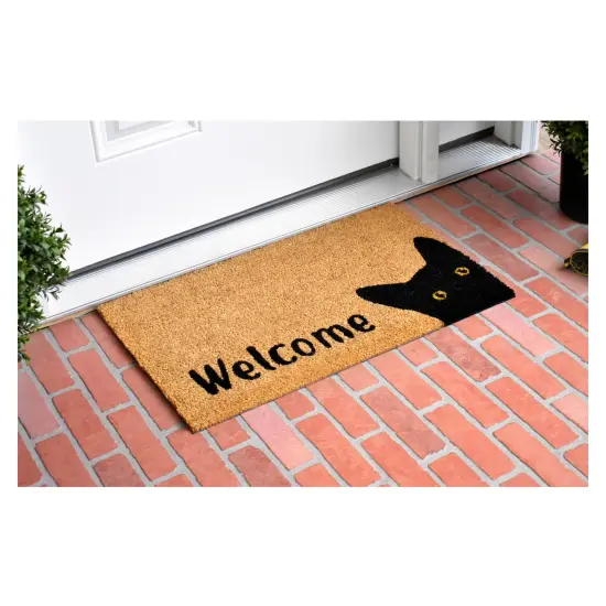 Kitty Korner Doormat {4}