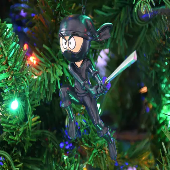 Tree Buddees Ninja Kid with Sword Christmas Ornament {3}