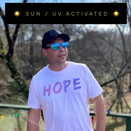 Color Changing Sun UV Activated Photochromic Fabric Paint DIY Color Changing Shoes TShirts Pink-blue {4}