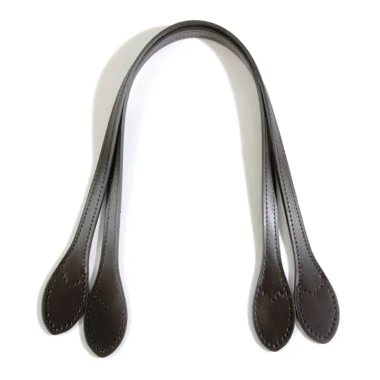 23" byhands Genuine Leather Purse Handles, Shoulder Bag Strap (32-5904) Brown {1}