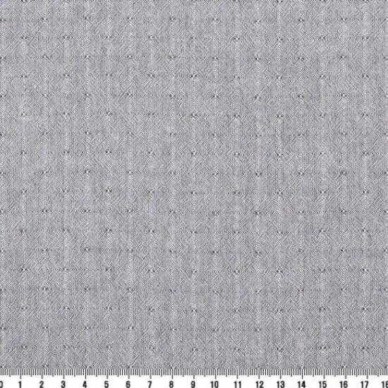 byhands 100% Cotton Dobby Yarn Dyed Fabric, Neutral Gray (EY20099-F) {3}