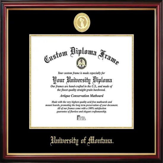 University of Montana Petite Diploma Frame {1}