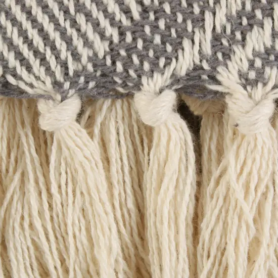 DII Blue Tone Diagonal Stripe Acrylic Throw {2}