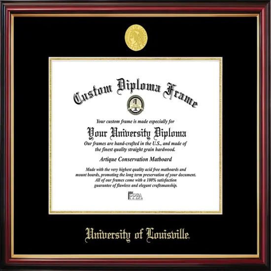 University of Louisville Petite Diploma Frame {1}