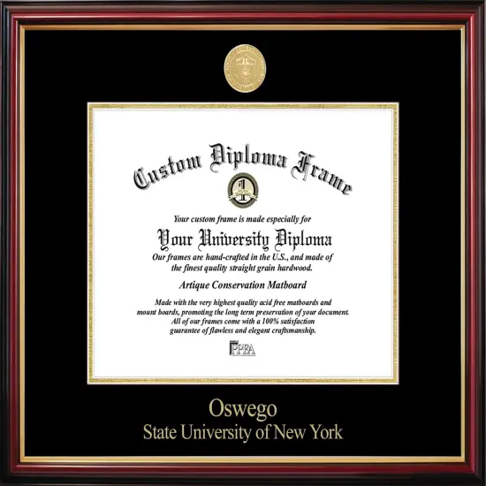 State U of New York Oswego Petite Diploma Frame {1}