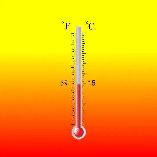 Temperature Activated Color Changing Thermochromic Paint Heat & Cold Reactive Yellow red 59&deg;f cold {1}