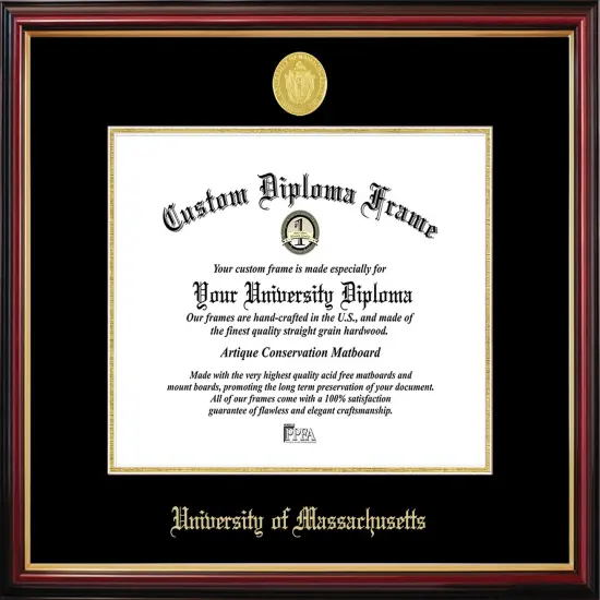 University of Massachusetts Petite Diploma Frame {1}