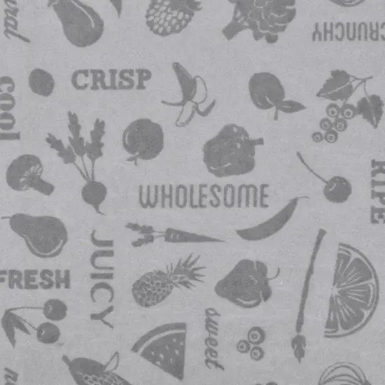 DII Gray Veggies Fridge Liner (Set of 6) {2}