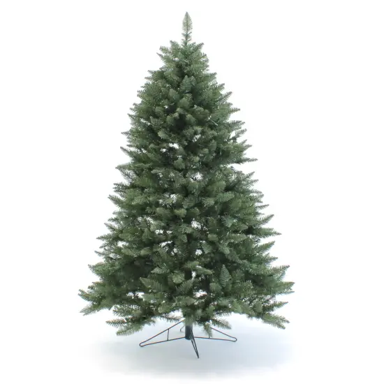 Perfect Holiday Pre-lit Spruce Christmas Tree with Metal Stand Green {1}