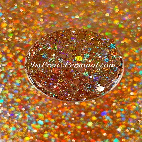 &ldquo;Pink Champagne XL &rdquo;- Holographic XL {2}