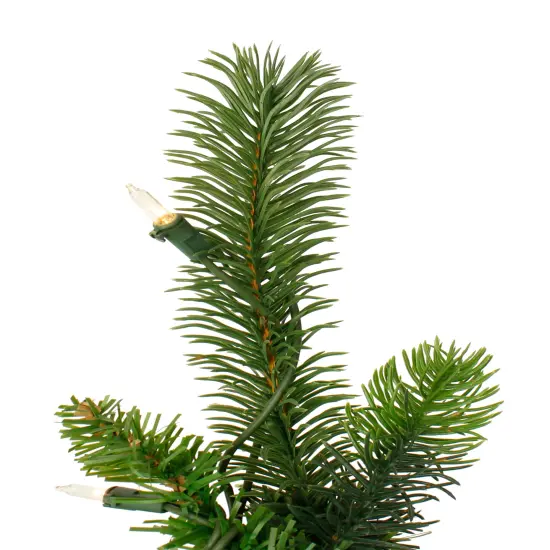 Perfect Holiday 6ft Pre-lit Tapered Salem Pine Artificial Christmas Tree {3}