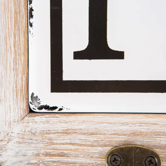 DII Polyester Bin Variegated Black Rectangle Small {2}