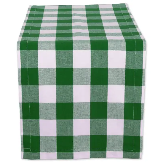 DII Red Buffalo Check Tablecloth 70 Round {1}