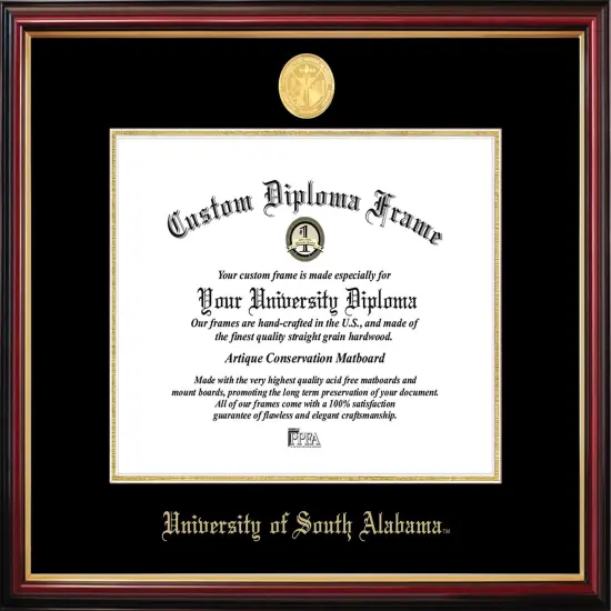 University of South Alabama Petite Diploma Frame {1}