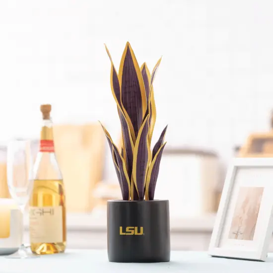 LSU Faux Snake Plant, Hydrangea and Orchid (3 Pack) - Ultimate Fan Gift Bundle {2}