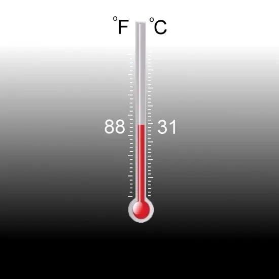 Temperature Activated Color Changing Thermochromic Paint Heat & Cold Reactive Black colorless 88&deg;f {1}