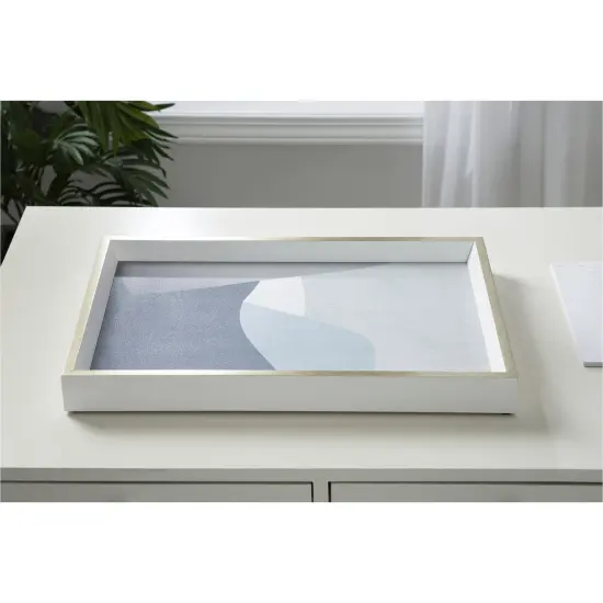 Amanti Art Decorative Wood Tray 13"x19" featuring 'Facade' by Urban Road by Urban Road Framed Art Print {5}